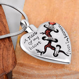 Heavenly Heart Urn Necklace for Ashes