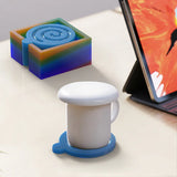Square Coaster Storage Box Silicone Mold for Epoxy Resin