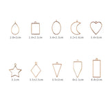 Geometric Shape Metal Epoxy Mold Traceless Tape for Jewelry Making