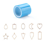Geometric Shape Metal Epoxy Mold Traceless Tape for Jewelry Making