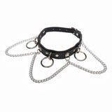 Punk Street Shot O-Ring Clavicle Chain Necklace