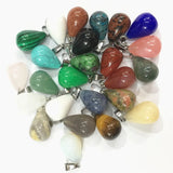 Natural Stone Pendant Necklace 13 * 18mm 20 Sets