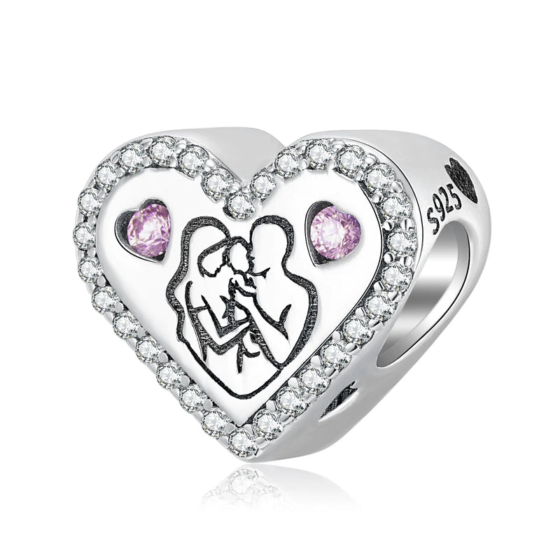 Family of Three Love Beads S925 Silver Jewelry Set