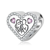 Family of Three Love Beads S925 Silver Jewelry Set