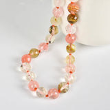 Watermelon Crystal Necklace - Multicolor