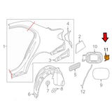 Fuel Filler Flap Locking Motor Mechanism for Mercedes Benz
