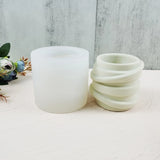 Nordic Art Gypsum Silicone Mold for Succulent Plant Pot
