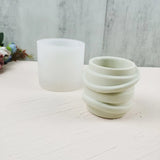 Nordic Art Gypsum Silicone Mold for Succulent Plant Pot
