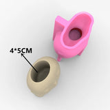 Makeup Brush Holder Organizer Mold DIY Flower Planter Pot Molds Pen Holder Mold
