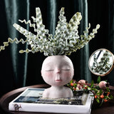 Makeup Brush Holder Organizer Mold DIY Flower Planter Pot Molds Pen Holder Mold