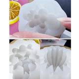 4 Pcs Succulents Cactus Epoxy Resin Mold DIY Crafts Silicone Mould