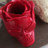 Skull Flower Epoxy Resin Mold Ashtray Silicone Mould DIY Crafts