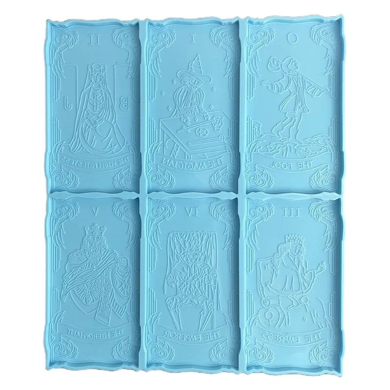 Game Cards Epoxy Resin Mold Pendant Silicone Mould DIY Ornaments