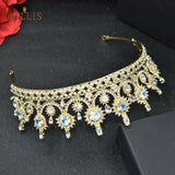 Zircon Wedding Headpieces Bride Crown Bridal Tiara Hair Jewelry for Women