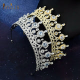 Zircon Wedding Crowns Tiaras Bridal Headband Bride Headwear