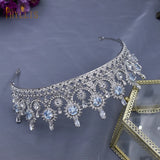 Zircon Wedding Crowns Tiaras Bridal Headband Bride Headwear
