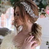 Crystal Wedding Headband Rhinestone Bride Tiara Party Hair Ornaments