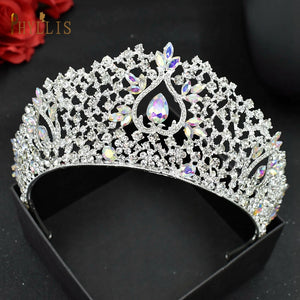 Bridal Rhinestone Headband Tiara Crown Wedding Hair Accessory
