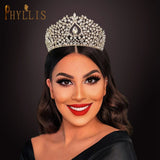 Bridal Rhinestone Headband Tiara Crown Wedding Hair Accessory