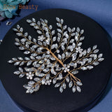A320 Rhinestone Bridal Headband Crystal Hairband Wedding Hair Jewelry