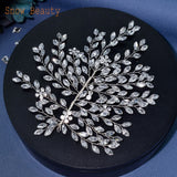 A320 Rhinestone Bridal Headband Crystal Hairband Wedding Hair Jewelry