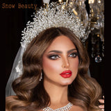 Rhinestone Bridal Headpiece Party Tiaras And Crown Hair Jewelry