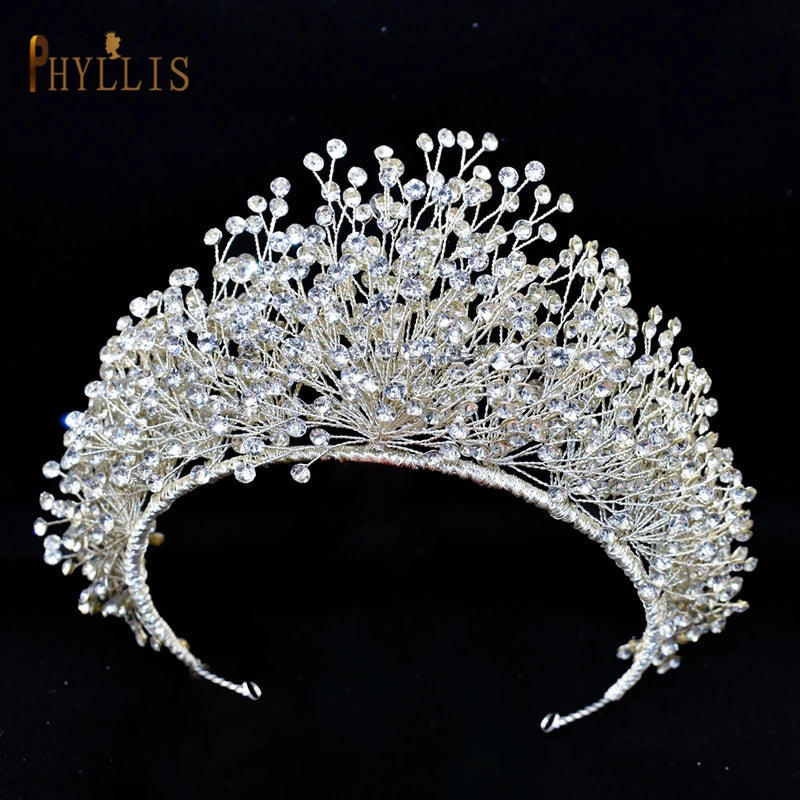 Rhinestone Bridal Headpiece Party Tiaras And Crown Hair Jewelry