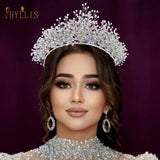 Rhinestone Bridal Headpiece Party Tiaras And Crown Hair Jewelry