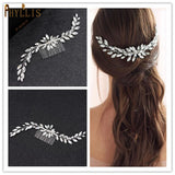 Rhinestone Crystal Bridal Hair Comb Wedding Headpiece Hair Pins