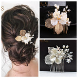 Rhinestone Crystal Bridal Hair Comb Wedding Headpiece Hair Pins