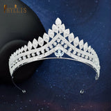 Full Zirconia Wedding Crown Bridal Tiaras Rhinestone Headband
