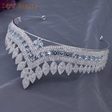 Full Zirconia Wedding Crown Bridal Tiaras Rhinestone Headband