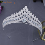 Full Zirconia Wedding Crown Bridal Tiaras Rhinestone Headband