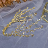 Crystal Wedding Headband Rhinestone Bridal Headhoop Tiara Hair Vine