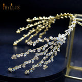Crystal Wedding Headband Rhinestone Bridal Headhoop Tiara Hair Vine