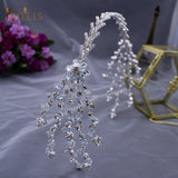 Crystal Wedding Headband Rhinestone Bridal Headhoop Tiara Hair Vine