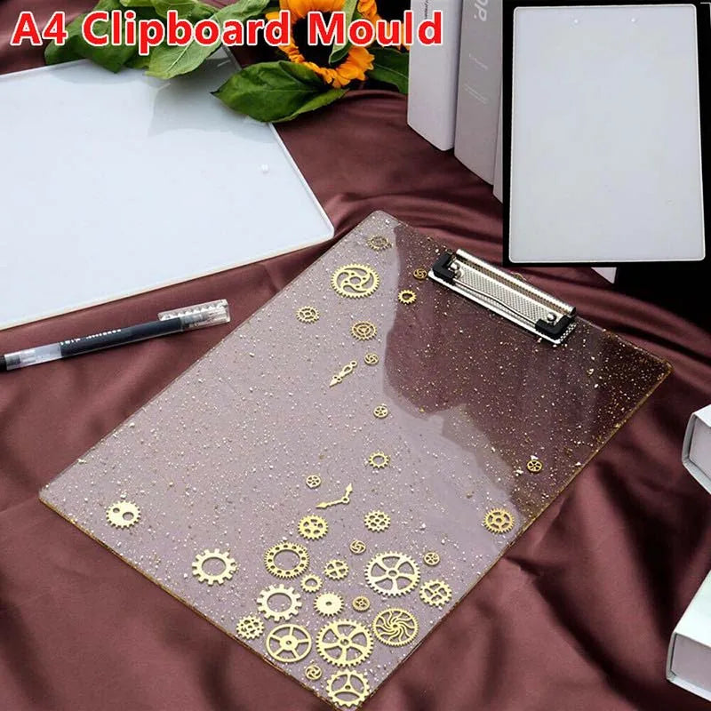 Epoxy Resin Folder Silicone Mold Drawing Board Stationery
