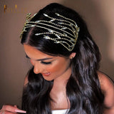 Crystal Wedding Hair Accessories Tiara Headwear Rhinestone Headwear