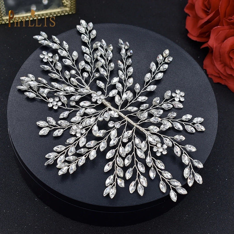 Rhinestone Wedding Hair Band Crystal Bridal Headwear