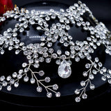 Romantic Rhinestone Wedding Forehead Chain Crystal Headdress
