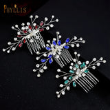 Rhinestone Bridal Hair Comb Wedding Headdress Bride Tiara Hair Ornament