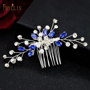 Rhinestone Bridal Hair Comb Wedding Headdress Bride Tiara Hair Ornament