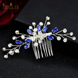Rhinestone Bridal Hair Comb Wedding Headdress Bride Tiara Hair Ornament
