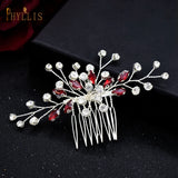 Rhinestone Bridal Hair Comb Wedding Headdress Bride Tiara Hair Ornament