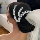 Pearls Bridal Hair Comb Wedding Tiaras Hair Jewelry