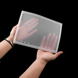 DIY Crystal Notebook Cover Resin Mold UV Epoxy Silicone Casting Tool Set