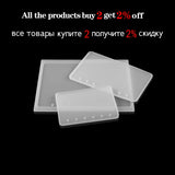 DIY Crystal Notebook Cover Resin Mold UV Epoxy Silicone Casting Tool Set