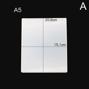 Silicone Mold for DIY UV Resin Crystal Epoxy A5 A6 A7 Notebook Cover