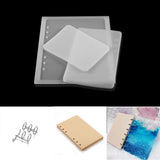Silicone Notebook Cover Resin Mold for DIY UV Resin Crafts