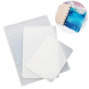 Silicone Mold for DIY UV Resin A5 A6 A7 Notebook Cover Crystal Epoxy Mould